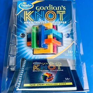 ThinkFun Gordian's Knot Puzzle - BRAINTEASER Challenge plus FREE ITEM - IQ Test